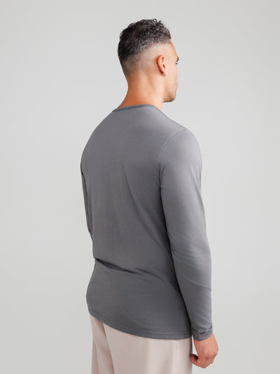 Dark Gray Henley