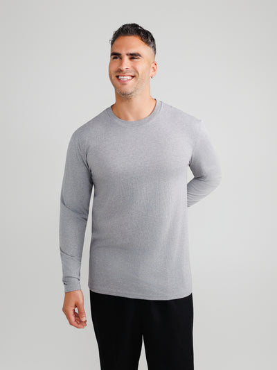 Melange Gray Long Sleeve