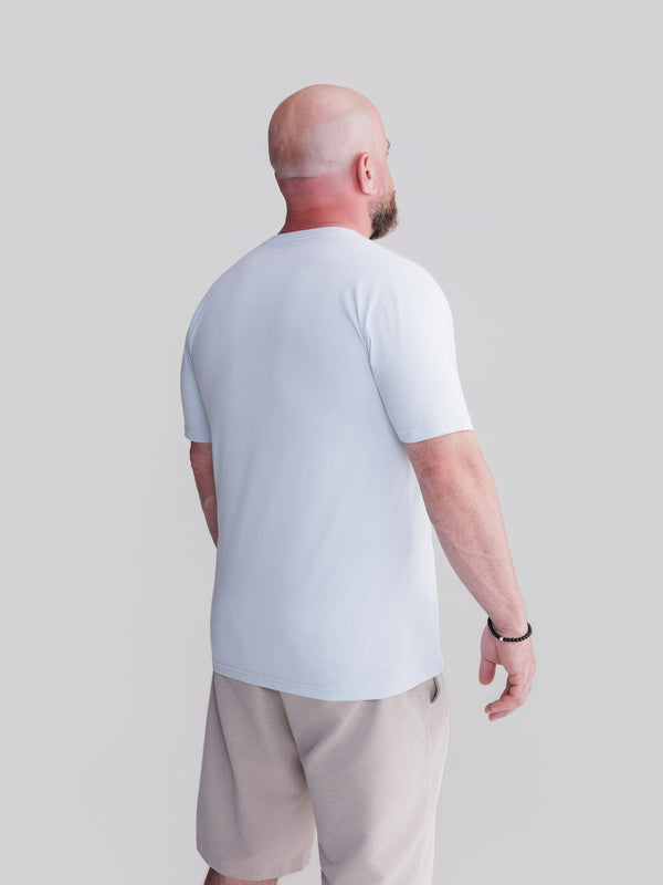 Cool Blue V-Neck