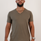 Olive V-Neck T-shirts
