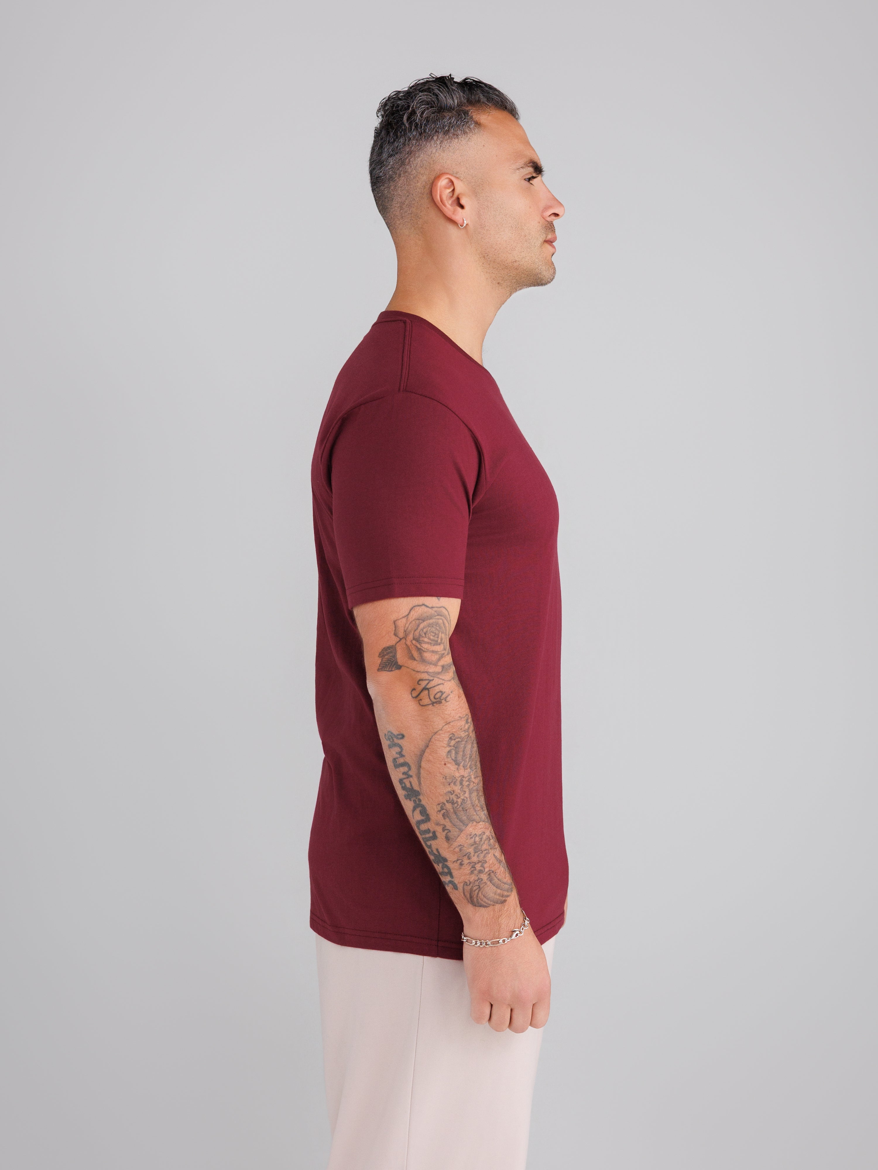 Maroon Crew Neck