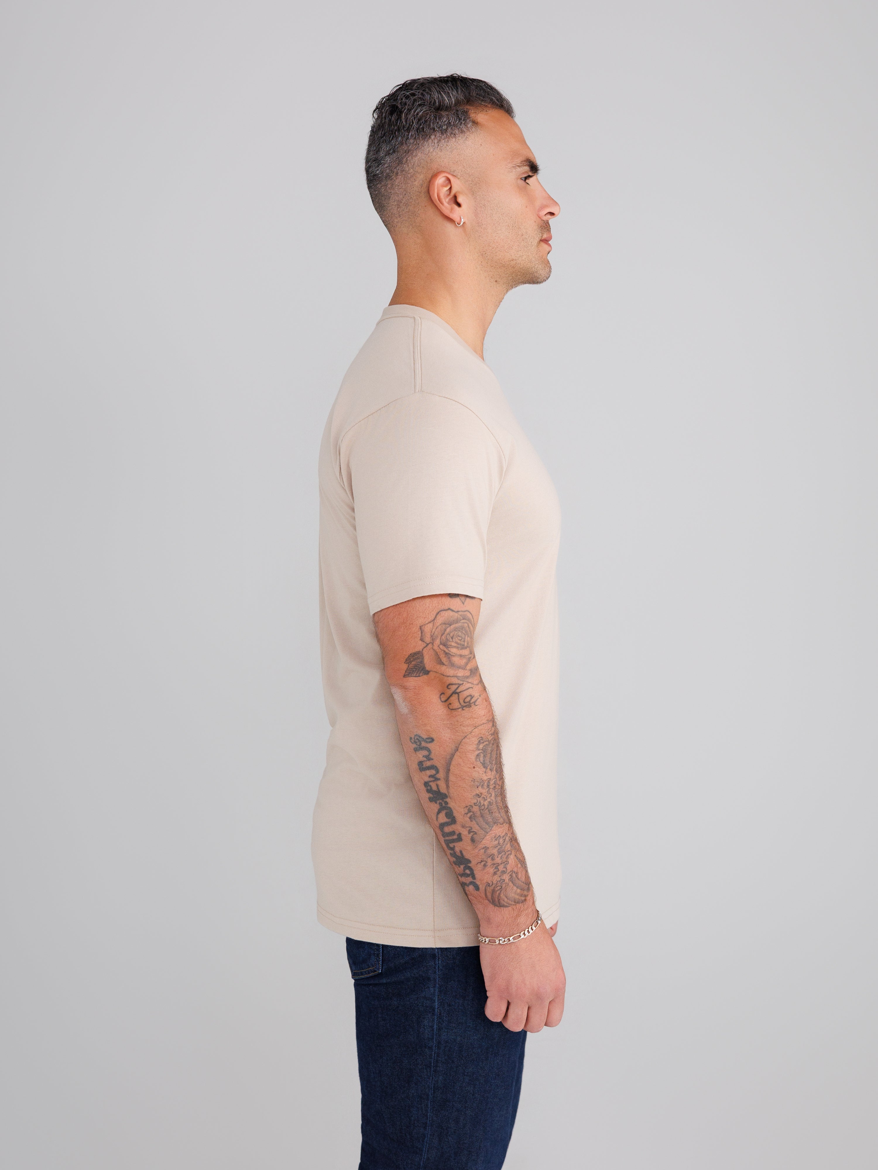 Taupe Crew Neck