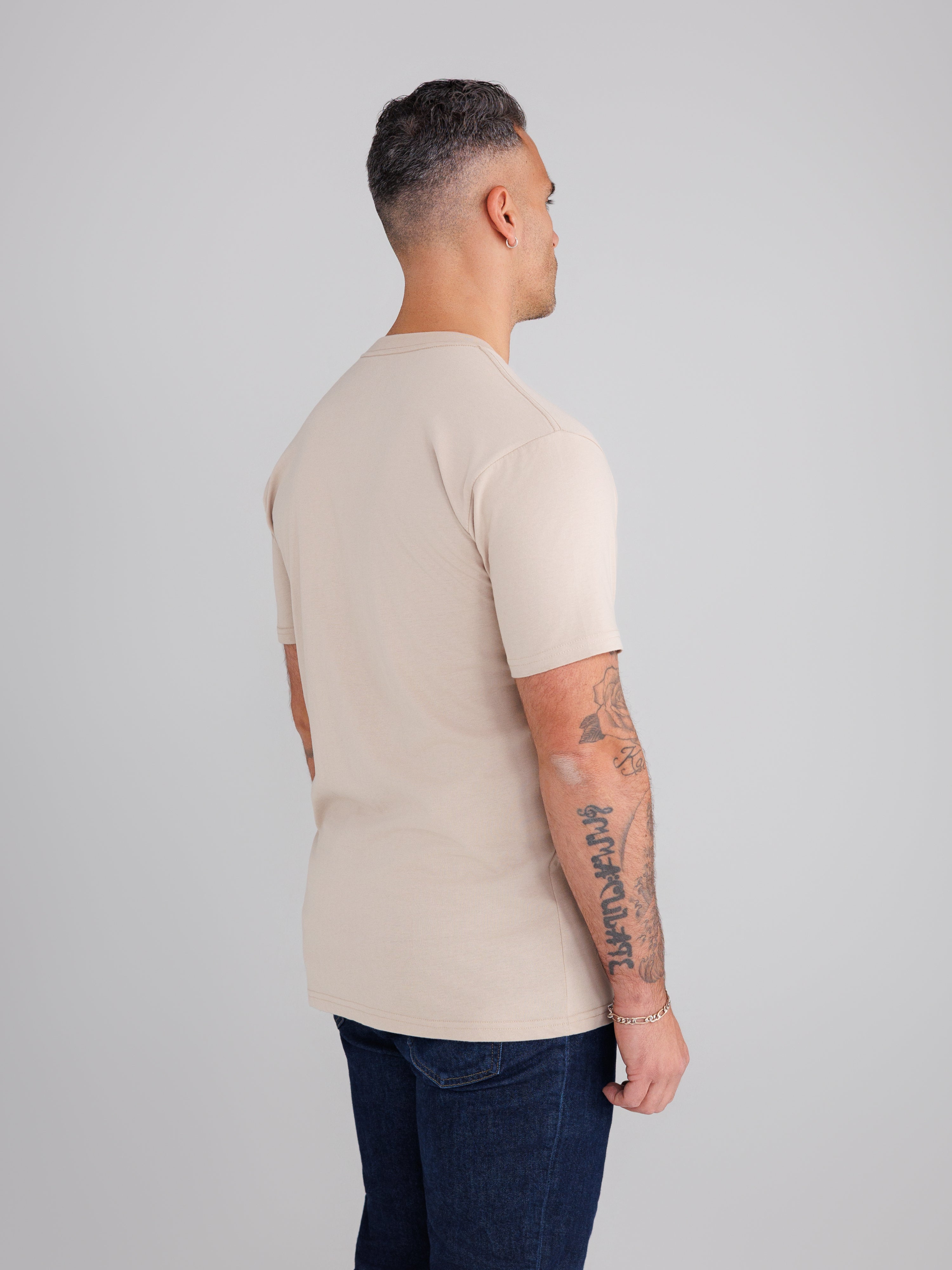 Taupe Crew Neck